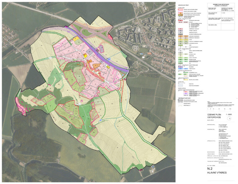 Zoning plan of Ostopovice